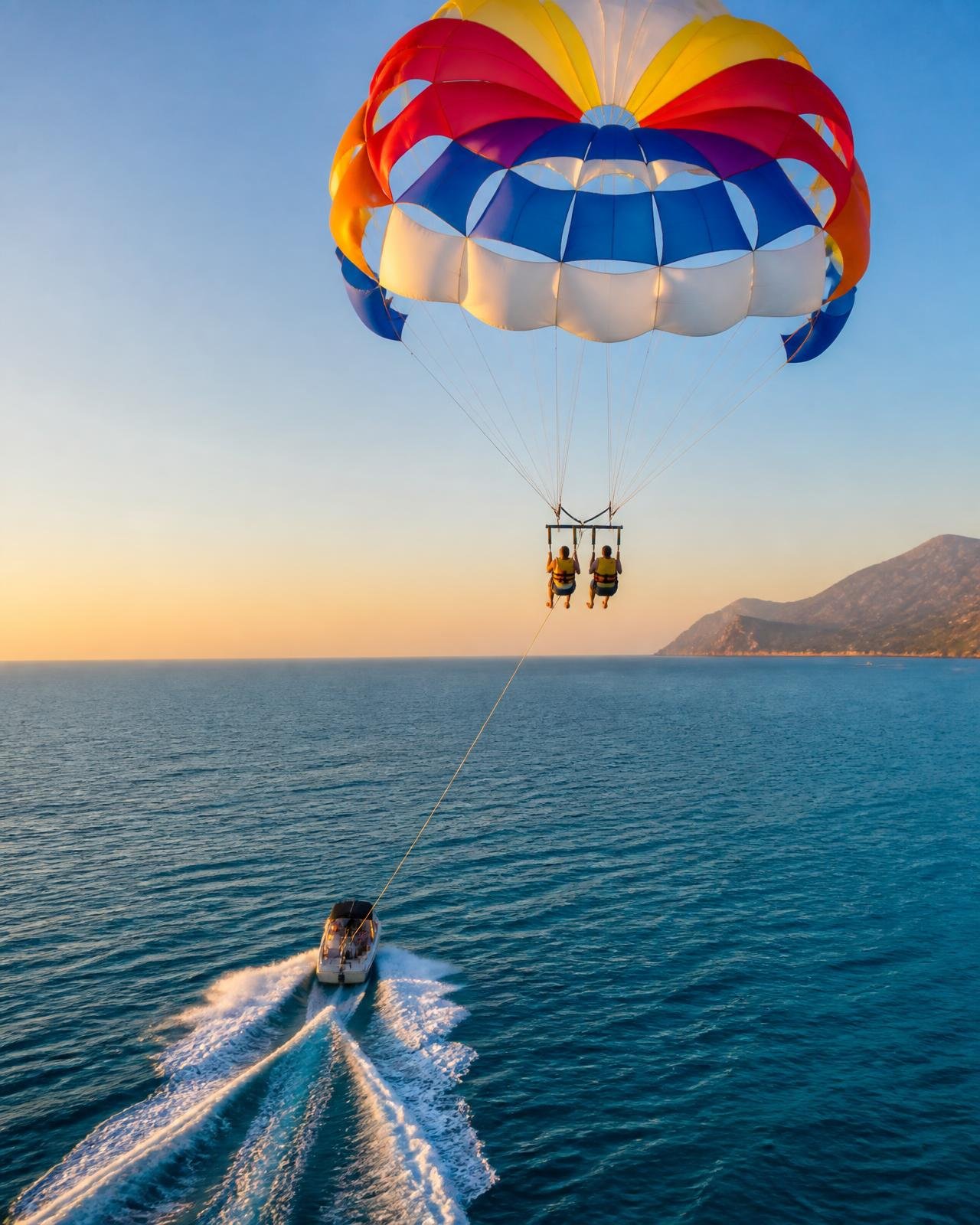 Parasailing in Saidia with Almarino Nautic
